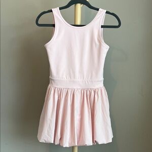 abercromie kids YPB Light Pink Bubble Hem Mini Dress with Full Skirt Skort 13/14